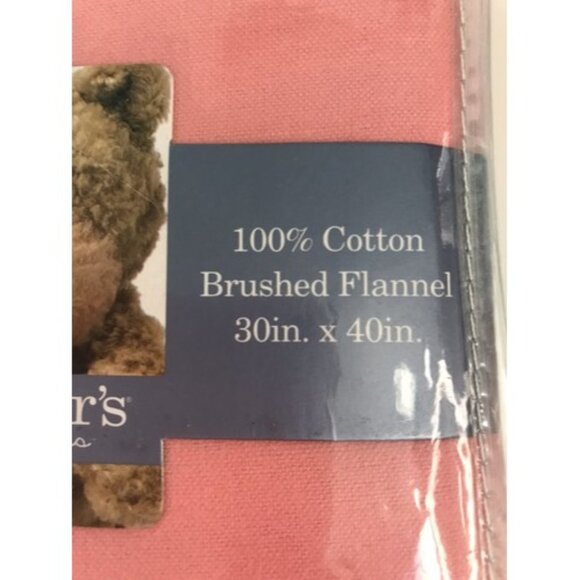 Carter’s Classics Cotton Receiving Blankets Flowers Coral Z18610H 2003 Vtg NEW - Picture 3 of 3